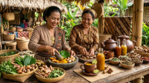 cerita jamu tradisional, ramuan daerah indonesia, minuman herbal nusantara, resep warisan keluarga, bahan jamu alami