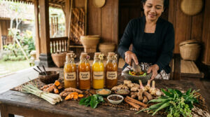 jamu voyage, jamu tradisional, ramuan herbal nusantara, manfaat jamu, resep jamu alami