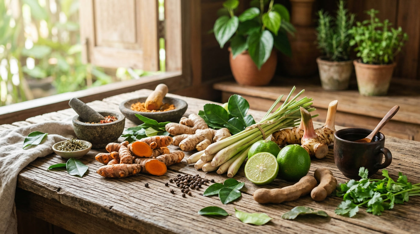 khasiat tanaman herbal,jamu imunitas tubuh,kesehatan alami nusantara