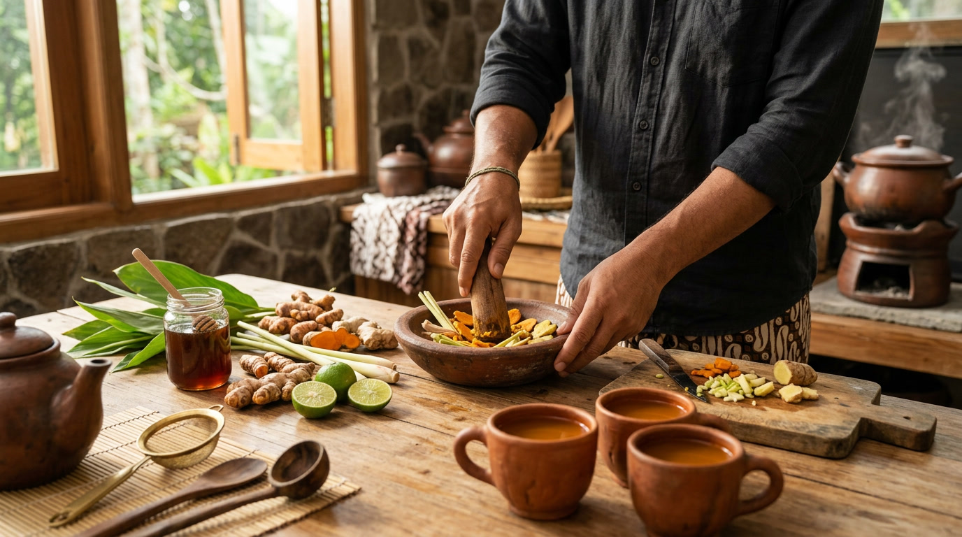 cara buat jamu tradisional,resep herbal stamina pria,tips kesehatan rumah